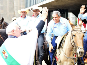 Imagem do post: Passeata de cavalos na Avenida Paulista em comemoração dia Mundial Sem Carro